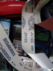 韓國DEERFOS鹿牌JC122拋光砂帶五金磨料耐磨硬砂帶