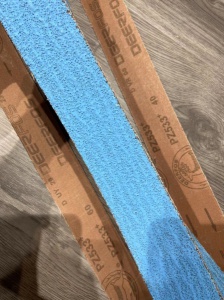 鹿牌PZ533藍(lán)砂帶鋯剛玉磨料304號(hào)不銹鋼打磨硬性砂布
